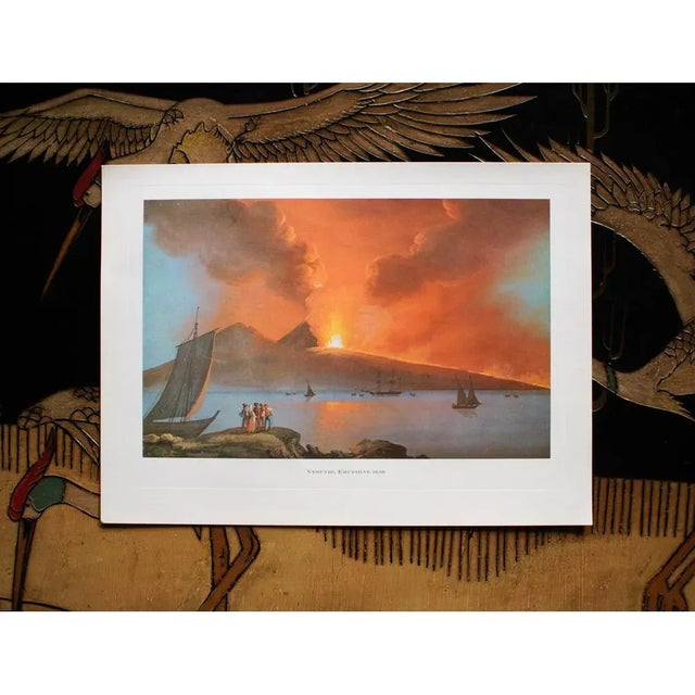1960s 1964 "Vesuvius, Eruption 1828", First Edition Full-Color Print For Sale - Image 5 of 8