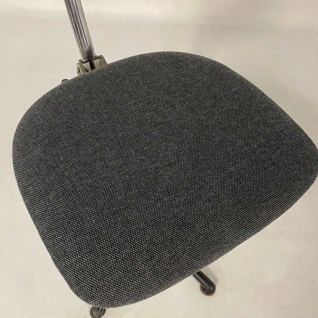 Vintage Grey Desk Chair, 1960s For Sale - Image 9 of 12