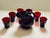 1940s Anchor Hocking “Royal Ruby” Pitcher & Juice Glasses - 7 Pieces For Sale In Jacksonville, FL - Image 6 of 12