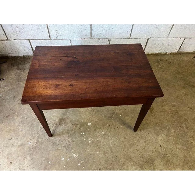 Antique Solid Wood Frame Mahogany Side Table. Sturdy and heavy Approximate measures: Height 19” width 28” depth 18”.