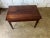 Antique Solid Wood Frame Mahogany Side Table. Sturdy and heavy Approximate measures: Height 19” width 28” depth 18”.
