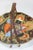 Early 20th Century Beautiful Japanese Satsuma Handled Large Serving Plate-22k Gold Outline Design-Woven Handle For Sale - Image 5 of 6