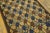 American 1930s Brown Diamond Floral Antique American Hooked Rug 3' 6" X 6' 4" Handknotted Wool Carpet For Sale - Image 3 of 6