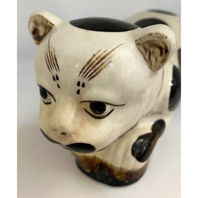 Late 19th Century Chinese 19th-Century Porcelain Cizhou-Ware Cat "Pillow" For Sale - Image 5 of 8