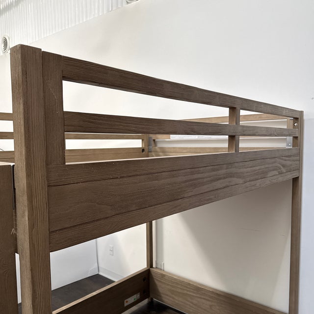 Wood Full Size Restoration Hardware Teen Laguna Loft Bed For Sale - Image 7 of 12
