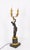 Antique French Bronze and Ormolu Two Light Candelabra, Set of 2 For Sale - Image 10 of 18