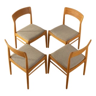 Dining Room Chairs by Henning Kjærnulf for Korup Stolefabrik, 1960s, Set of 4 For Sale