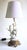 Mid 20th Century Bronze and Biscuit Porcelain Table Lamp For Sale - Image 13 of 15