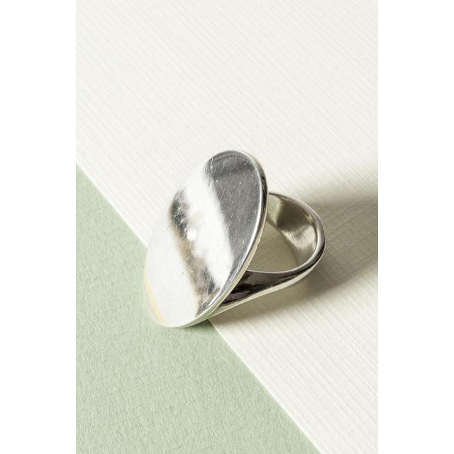 1960s Modernist Silver Ring from Hans Hansen, 1960s For Sale - Image 5 of 7