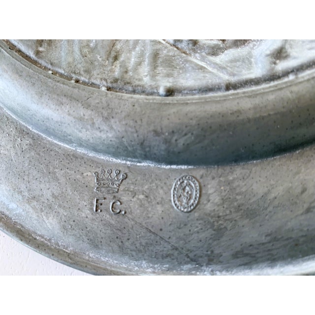 Pewter Wall Plate, 1634 For Sale - Image 6 of 8