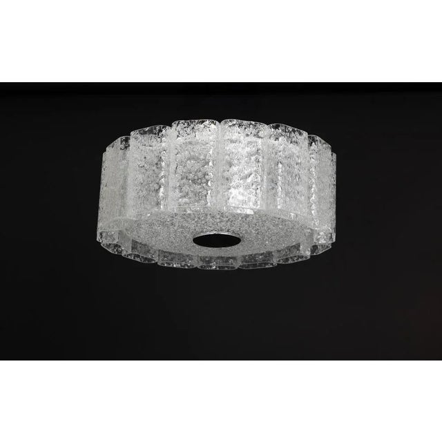 Glass Tubes Flush Mount by Doria, Germany, 1960s For Sale - Image 8 of 11