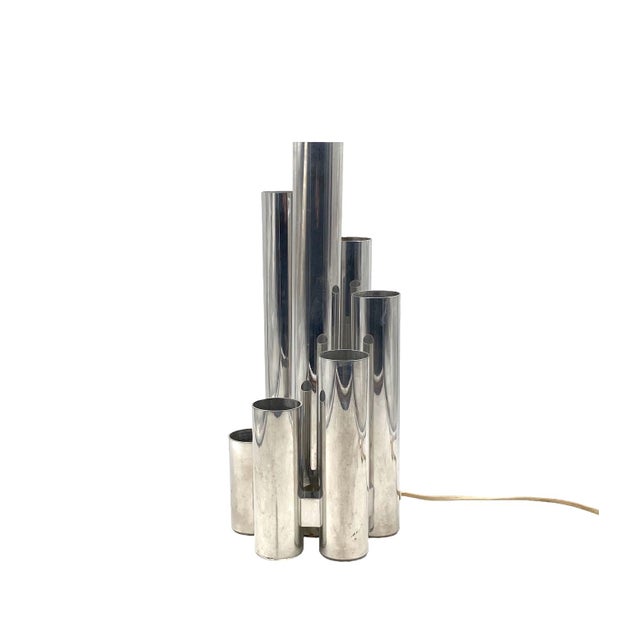 Hollywood Regency Metal Table Lamp from Sciolari, 1970s For Sale - Image 17 of 17