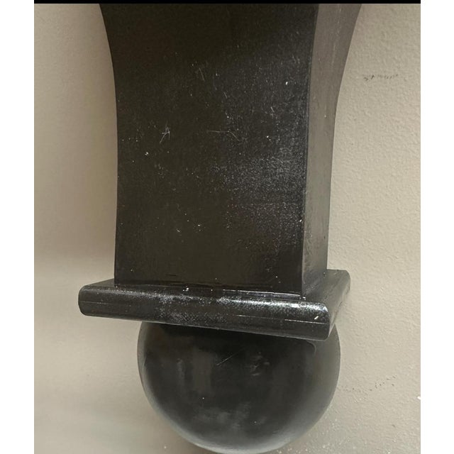 English Wall Mounted Bracket or Shelf Made of Solid Wood in the Style of a Corbel For Sale - Image 3 of 4