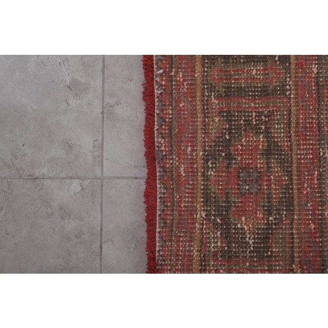 Mid 20th Century Vintage Turkish Stair Runner 2'6'' X 23'7'' For Sale - Image 12 of 12