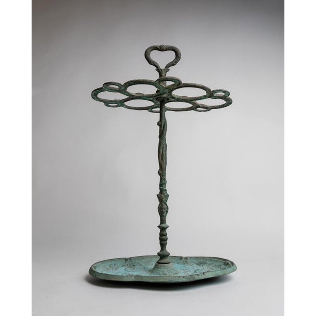 Vintage Brass Umbrella Stand, 1930s For Sale - Image 12 of 15
