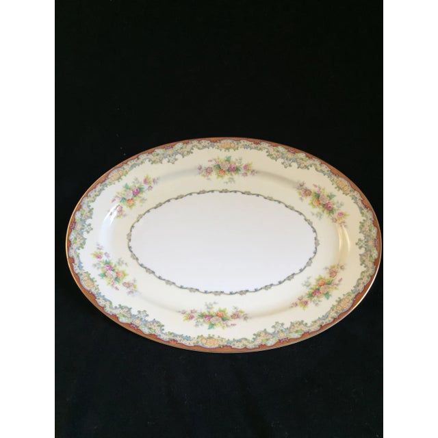 Ceramic Vintage Meito Marlborough Platter For Sale - Image 7 of 7