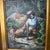 1970s Vintage Oil on Canvas Monkey Painting ~Framed For Sale - Image 10 of 11