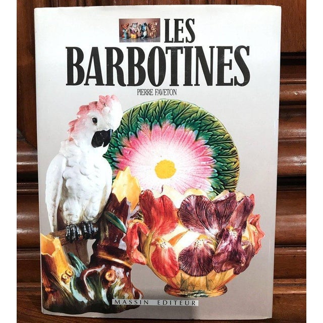 Pair 19th Century French Palissy-Style Barbotine Majolica Bird Jardinières For Sale - Image 12 of 13