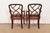 Kindel Furniture Federal Carved Mahogany Arm Chairs, Pair For Sale - Image 9 of 11