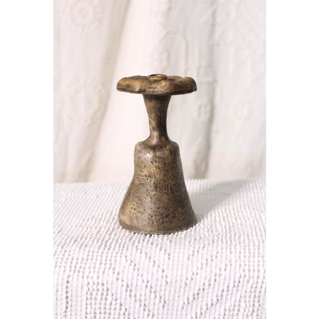 1960s Sculptural Italian Majolica Ceramic Wine Bottle With the Bust of a Woman From the 1960s For Sale - Image 5 of 8