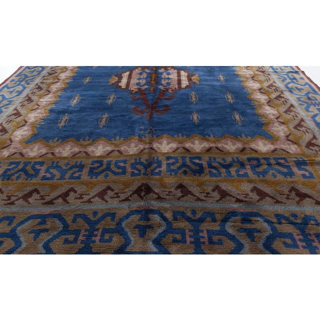 Textile Doris Leslie Blau Vintage Swedish Pile Rug For Sale - Image 7 of 8