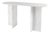 Vienna 54 in. W Rectangular 100% Marble Console/Sofa Table, White For Sale
