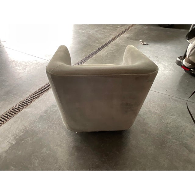 Restoration Hardware 1950s Italian Shelter Swivel Chairs (Pair) – Performance Velvet Price: $2,250 OBO Selling a beautiful...