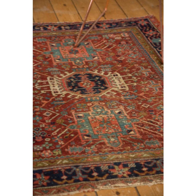 Antique Fine Karaja Square Rug - 3'9" x 4'4" For Sale - Image 10 of 11