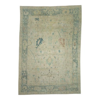 Turkish Oushak Rug 9'11" x 14'1" #18641 For Sale