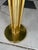 Vintage 5-Light Floor Lamp Polished Brass Body Stylized Calla Lily Flower Shades For Sale - Image 9 of 12