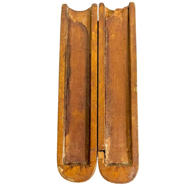 Antique French Gilt Leather-Bound Book Box For Sale - Image 6 of 16