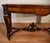 1900s Antique French Louis XVI Walnut & Satinwood Inlay Console Table For Sale - Image 4 of 18