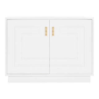 Lacquer Bamboo Cabinet in White Lacquer For Sale