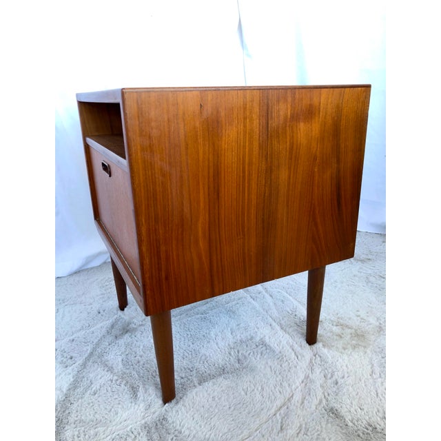 1960s 1960s In Style of Arne Vodder Odense Danish Teak Nightstand For Sale - Image 5 of 9