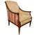 2000 - 2009 Drexel Heritage Neoclassical Bergère Chairs in Antique Cherry & Custom Upholstery - A Pair For Sale - Image 5 of 18