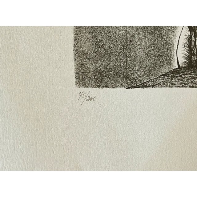 1970s "Barn Owls" Lithograph by Christine McGinnis, Printed by David Lynch, 1978 For Sale - Image 5 of 6