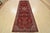 Tribal Maymeh Runner 4’3” X 12’6” Red Wool Vintage Tribal Hand-Knotted Oriental Rug For Sale - Image 3 of 15