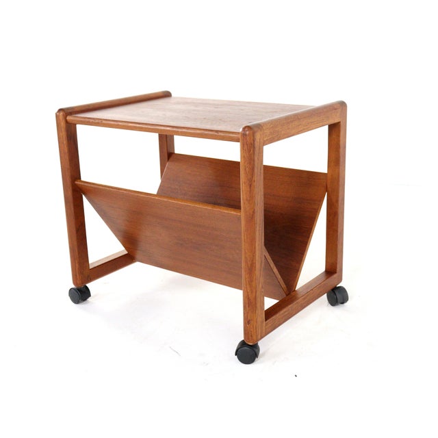 Aksel Kjersgaard Lectuurbak Serving Bar Cart by Aksel Kjersgaard for Odder, 1960s For Sale - Image 4 of 8