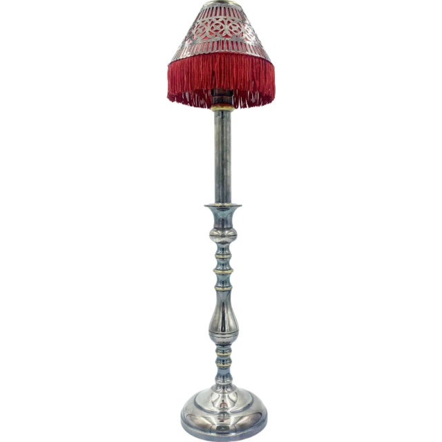 Metal Vintage El Morocco Nyc Nightclub Champagne Room Table Lamp 22"h For Sale - Image 7 of 12