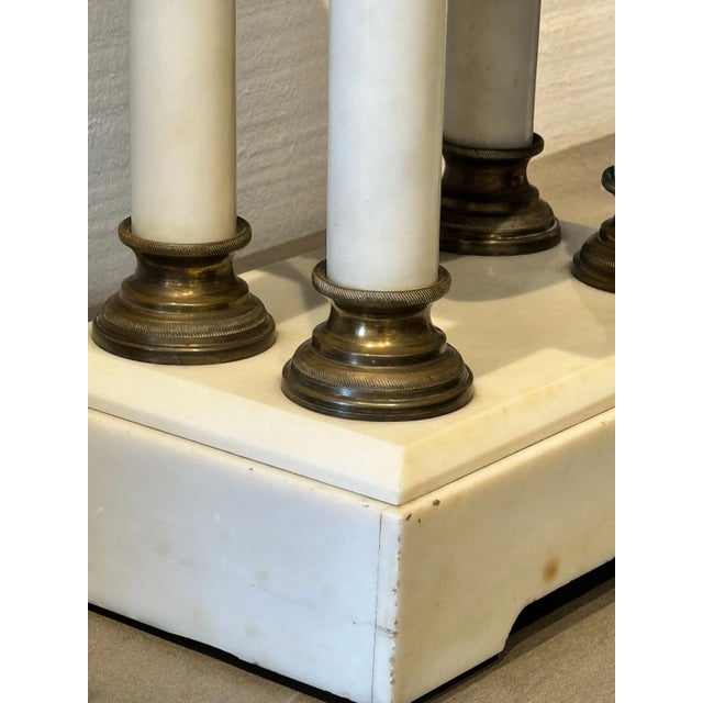 19th Century 19th Century French Marble Mantle Clock For Sale - Image 5 of 9