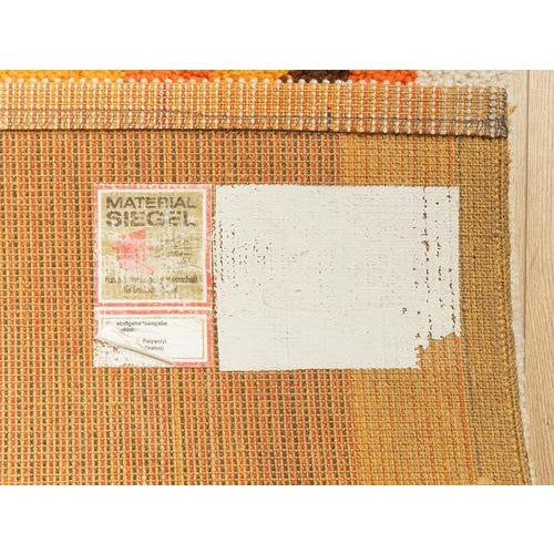 Space Age Rug in the style of Verner Panton, 1970s For Sale - Image 6 of 7