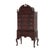 This fine antique Queen Anne style bonnet top highboy, crafted from rich mahogany, dates to approximately c1900. The piece...