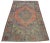 Faded Muted Colors Impressive Medallion Vintage Ushak Rug Low Pile Distressed Area Rug - 3'5'' X 5'8'' For Sale - Image 6 of 10