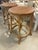 Brown Vintage Pair Palm Beach Coastal Rattan Woven Stools Benches For Sale - Image 8 of 9