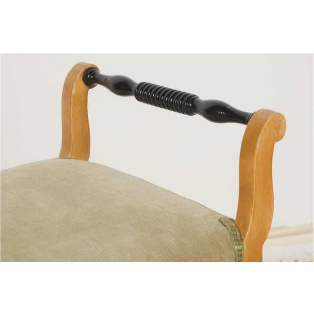 Late 19th Century Biedermeier Vanity Stool For Sale - Image 4 of 5