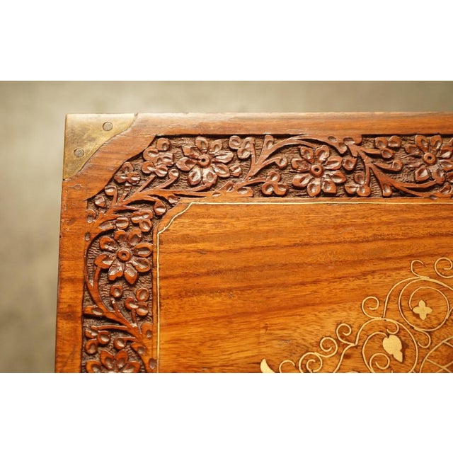 Small Antique Anglo Indian Military Campaign Chest of Drawers, 1880 For Sale - Image 9 of 18