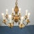 French chandelier 8 lights. In metal gold. Good condition. Working. Up to 250V (Europe/UK Standard).The wiring of this...