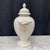 Ceramic Large Antique Italian Pair of White Ceramic Apothecary Style Urn Vases -a Pair For Sale - Image 7 of 12