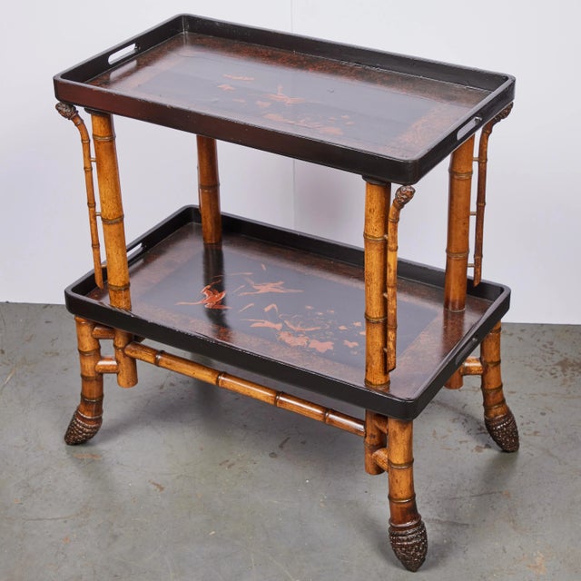 Wood Turn-of-the-Century Tray Table For Sale - Image 7 of 9