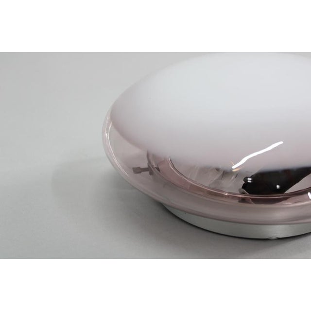 Glass Ceiling Light, Italy, 1970s For Sale - Image 3 of 8